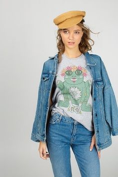 Grey Women&rsquo;s T-Shirt "The Princess Frog", S