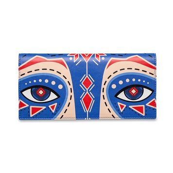 Travel wallet "Cornflower Raccoon"