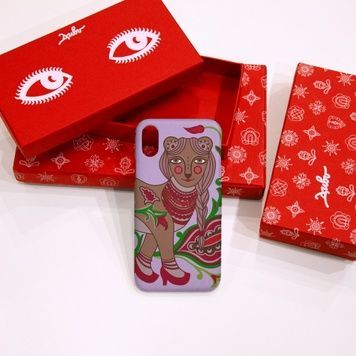 The phone case " Baroque Ermine"
