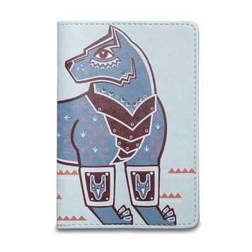 Passport Cover &ldquo;Steel wolf"