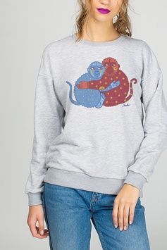 Sweatshirt "Enchanted love", S