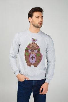 Men&rsquo;s sweatshirt "Family totem", S