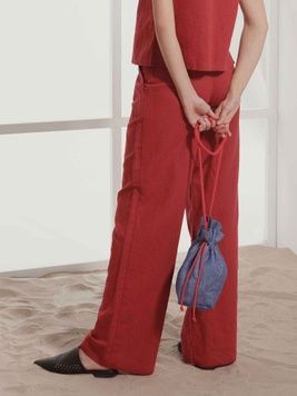 Burgundy long pants, Bordeaux, M/L