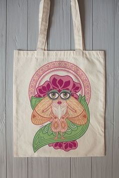 Eco bag "Lady fly"